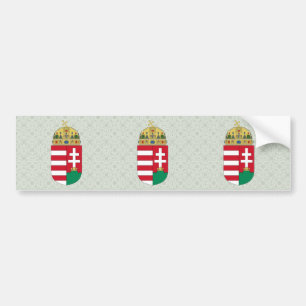 Hungary Coat of Arms detail Bumper Sticker