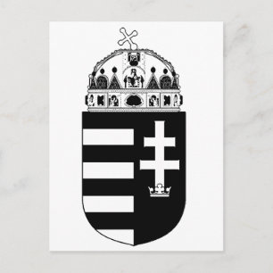 Hungary Coat of arms Postcard