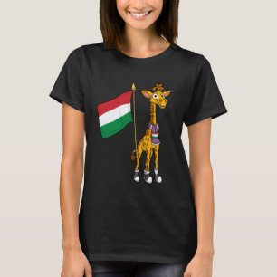 Hungary Fan Hungary Giraffe T-Shirt
