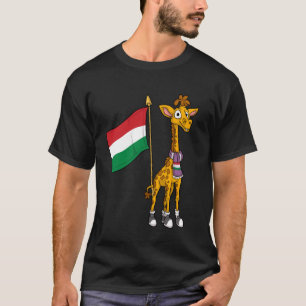Hungary Fan Hungary Giraffe T-Shirt