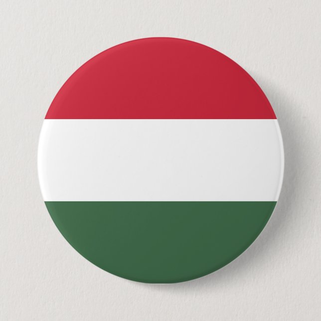 Hungary Flag 7.5 Cm Round Badge (Front)