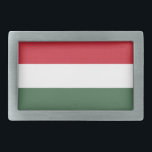 Hungary Flag Belt Buckle<br><div class="desc">Patriotic flag of Hungary.</div>