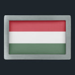 Hungary Flag Belt Buckle<br><div class="desc">Patriotic flag of Hungary.</div>