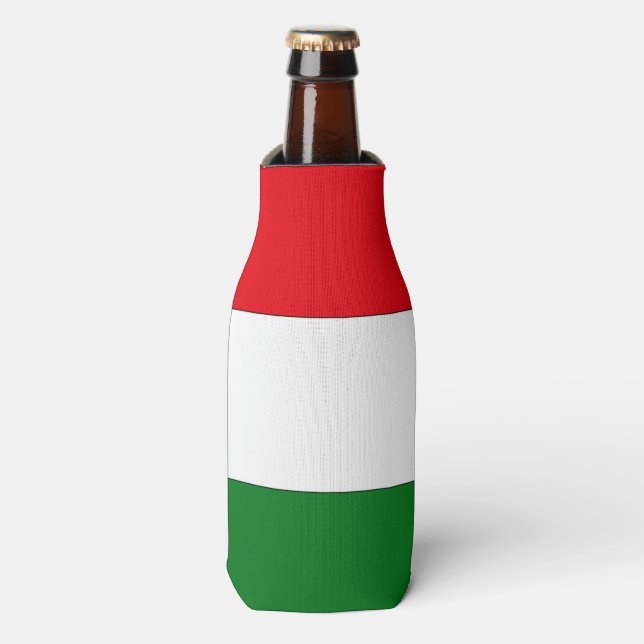Hungary Flag Bottle Cooler (Bottle Front)