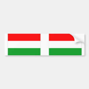 Hungary Flag Bumper Sticker