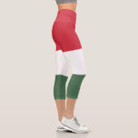 Hungary Flag Capri Leggings<br><div class="desc">Patriotic flag of Hungary.</div>