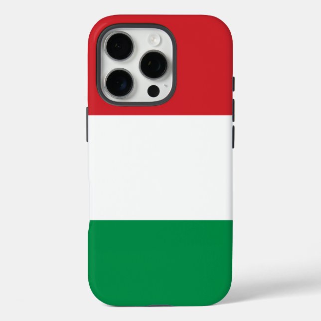 Hungary Flag Case-Mate iPhone Case (Back)