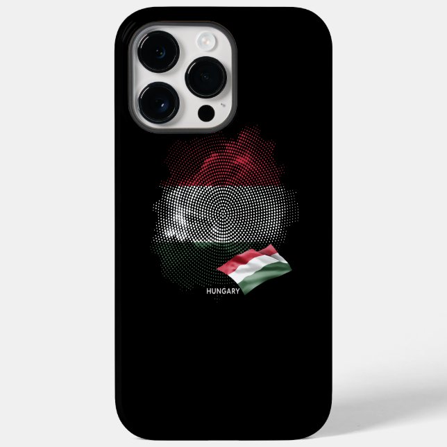 Hungary flag Case-Mate iPhone case (Back)