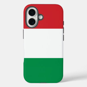 Hungary Flag iPhone 16 Case