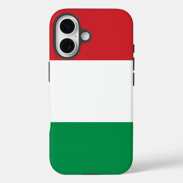 Hungary Flag Case-Mate iPhone Case (Back)