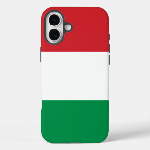 Hungary Flag iPhone 16 Plus Case