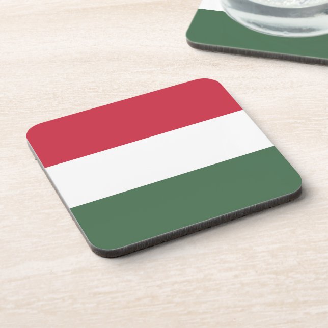 Hungary flag coaster (Left Side)
