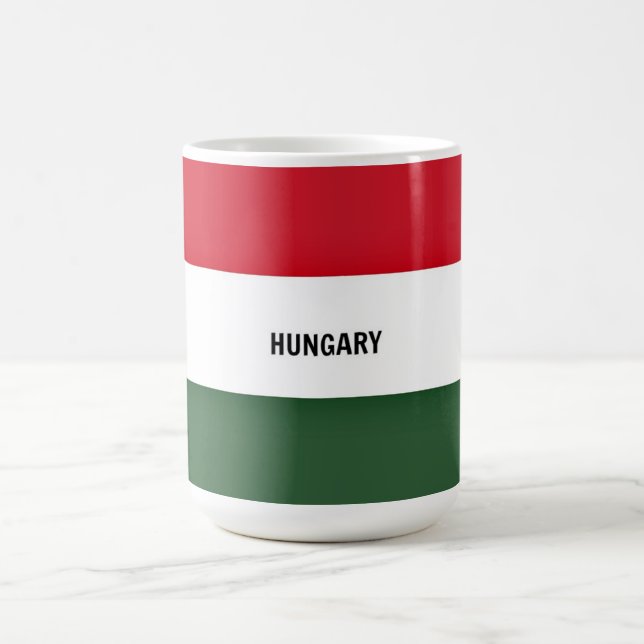 Hungary Flag  Coffee Mug (Center)