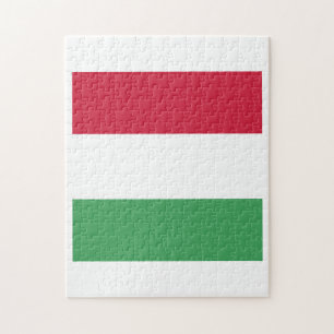 Hungary Flag Emblem Jigsaw Puzzle