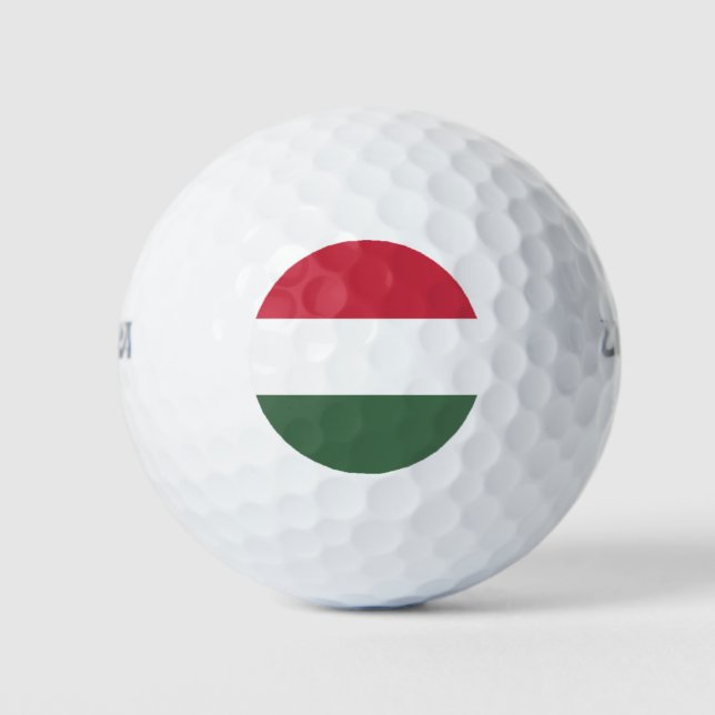 Hungary flag golf balls (Front)