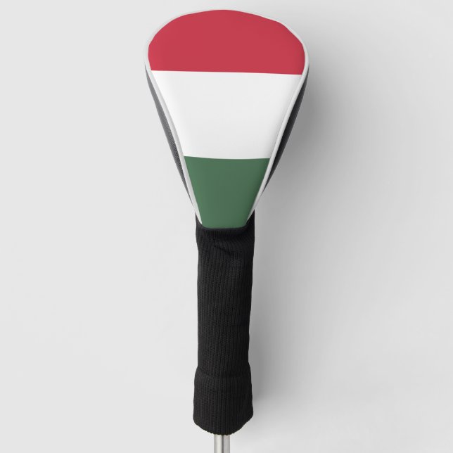 Hungary Flag Golf Head Cover (Front)