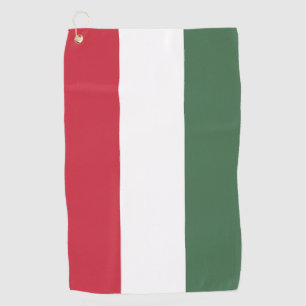 Hungary Flag Golf Towel