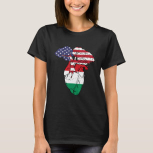 Hungary Flag Hungarian Magyar Pride Heart T-Shirt