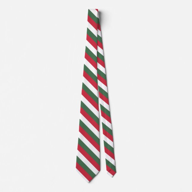Hungary Flag Hungarian Patriotic Tie (Front)