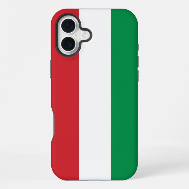 Hungary Flag iPhone Case (Back)