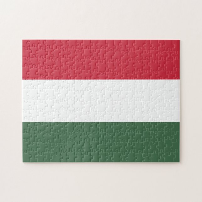 Hungary Flag Jigsaw Puzzle (Horizontal)