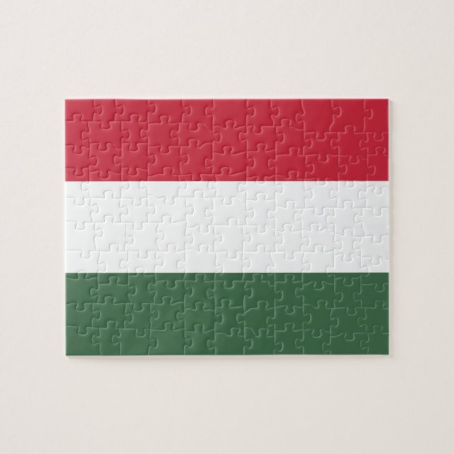 Hungary Flag Jigsaw Puzzle (Horizontal)
