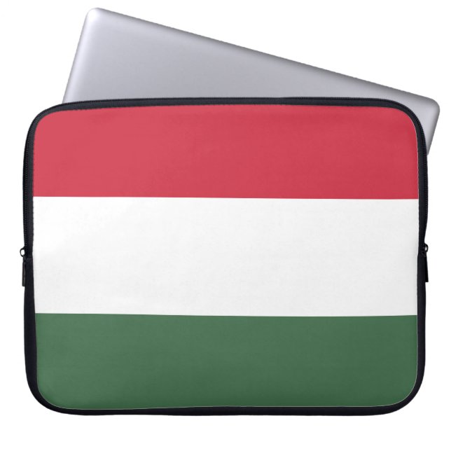 Hungary Flag Laptop Sleeve (Front)