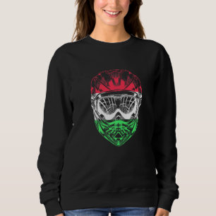 Hungary Flag Mountain Bike Motorcycle Helmet Sweatshirt