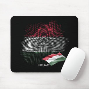 Hungary flag mouse pad