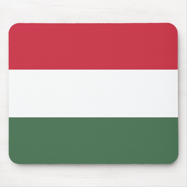 Hungary Flag Mouse Pad (Front)