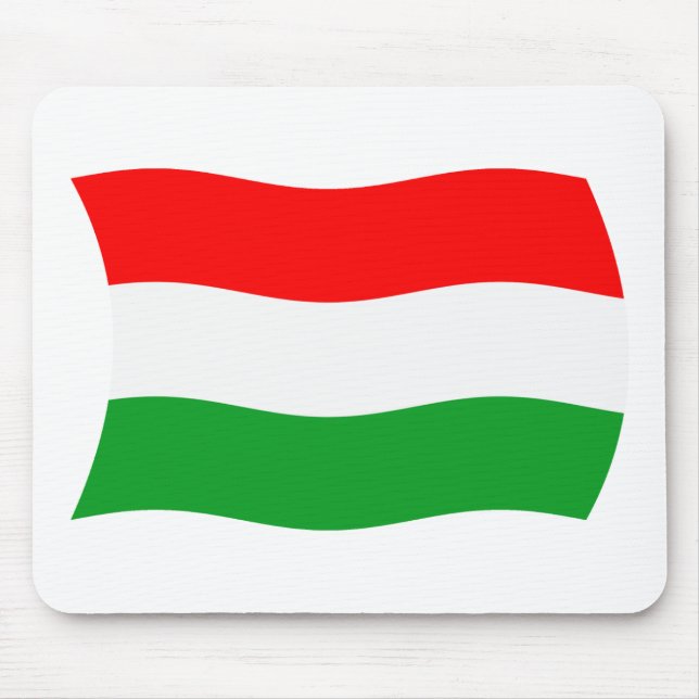 Hungary Flag Mousepad (Front)