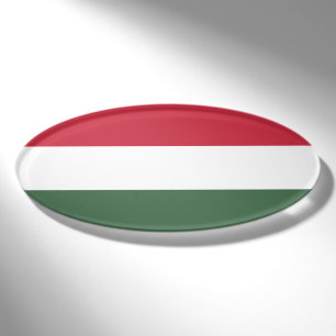 Hungary flag name tag