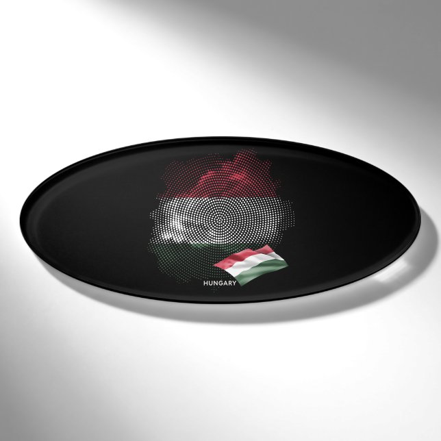 Hungary flag name tag (Front)