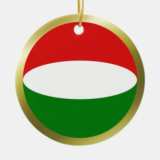 Hungary Flag Ornament (Front)
