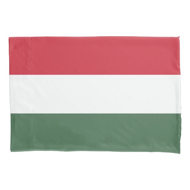 Hungary Flag Pillowcase (Front)