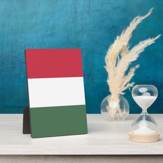 Hungary flag plaque (Side)