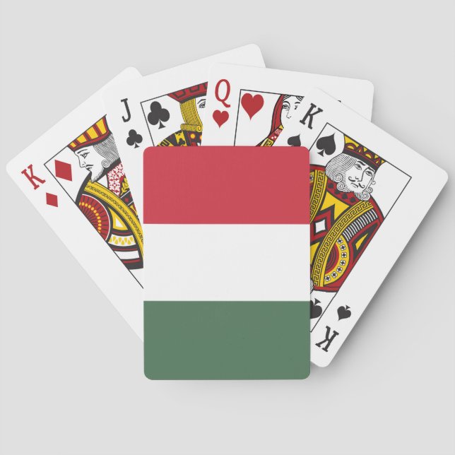 Hungary Flag Playing Cards (Back)