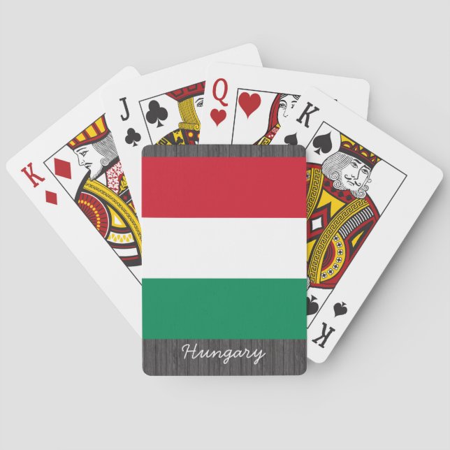 Hungary Flag Playing Cards (Back)