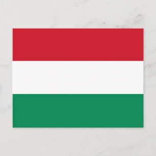 Hungary Flag Postcard