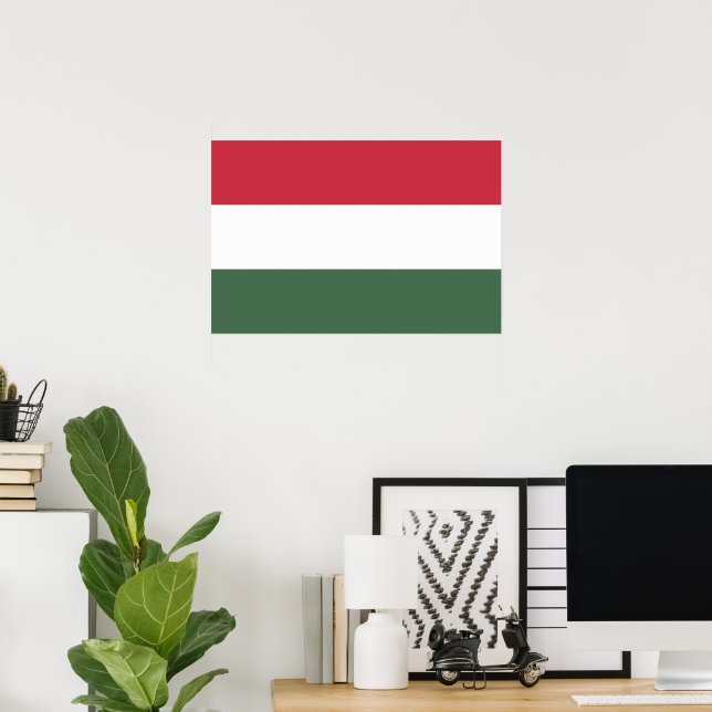 Hungary flag poster (Home Office)