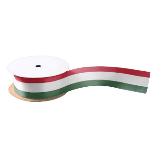 Hungary Flag Satin Ribbon