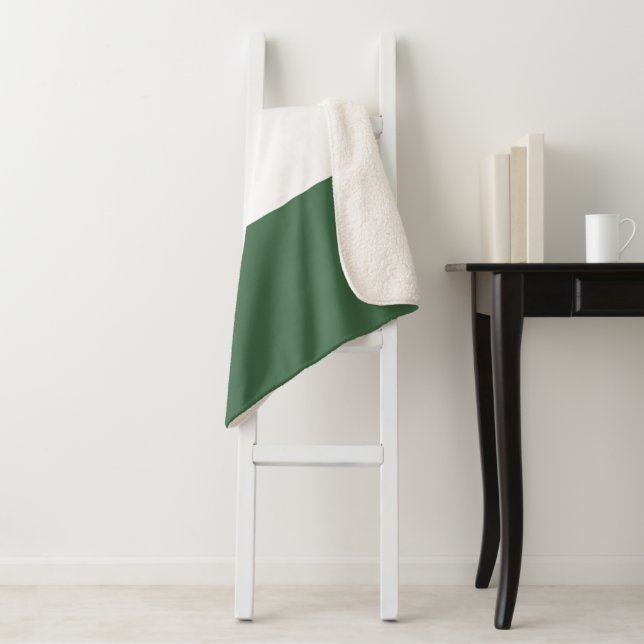 Hungary flag sherpa blanket (In Situ)