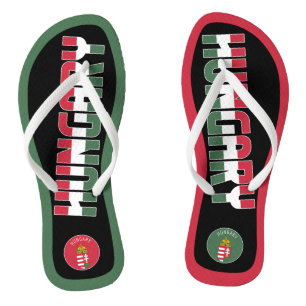 Hungary Flag Superb Patriotic Thongs