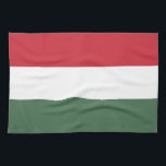 Hungary Flag Tea Towel<br><div class="desc">Patriotic flag of Hungary.</div>