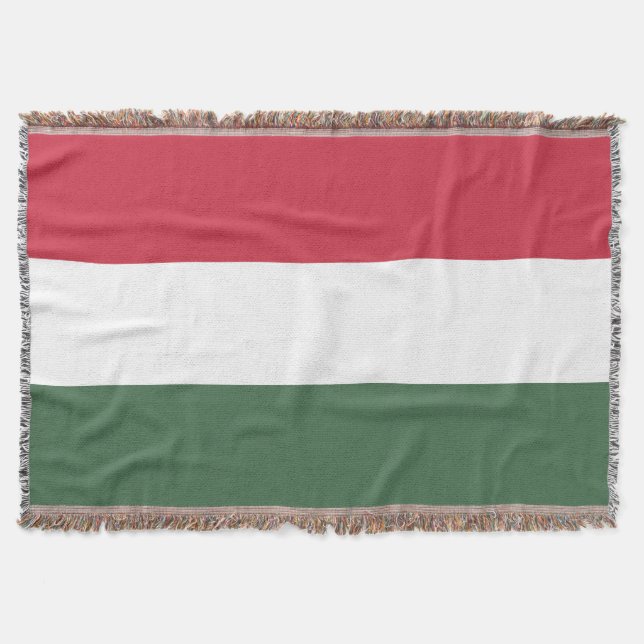 Hungary flag throw blanket (Front)