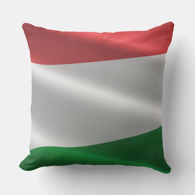 Hungary Flag throw pillows (Front)