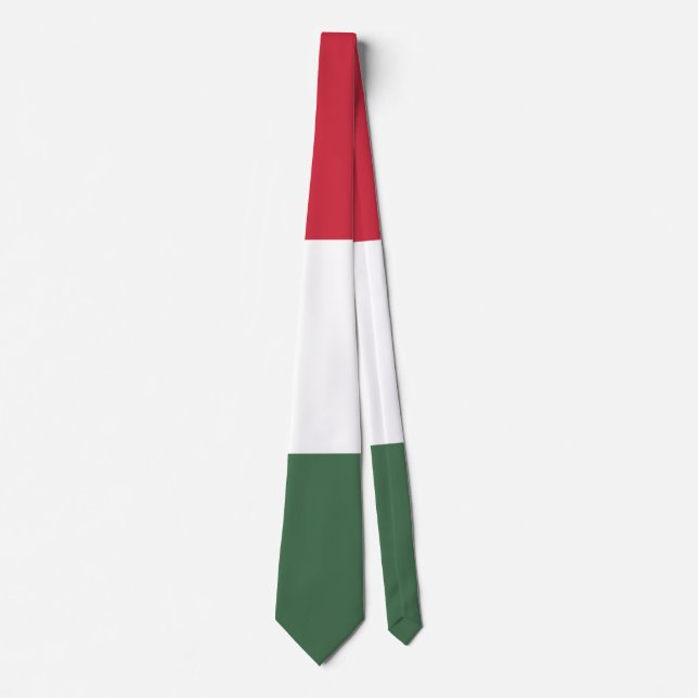 Hungary flag  tie (Front)