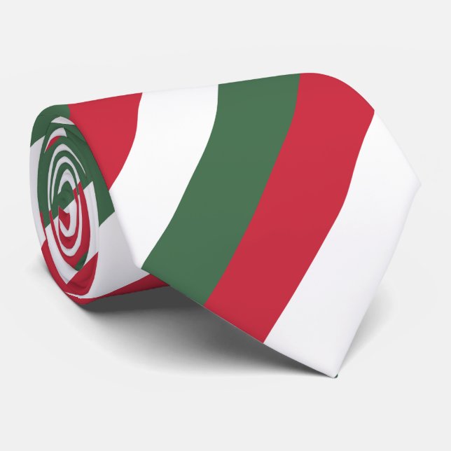 Hungary Flag Tie (Rolled)