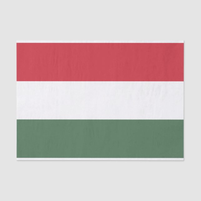 Hungary Flag Tissue Paper (Front)