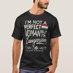 Hungary Flag Woman Hungarian Pride Souvenir T-Shirt